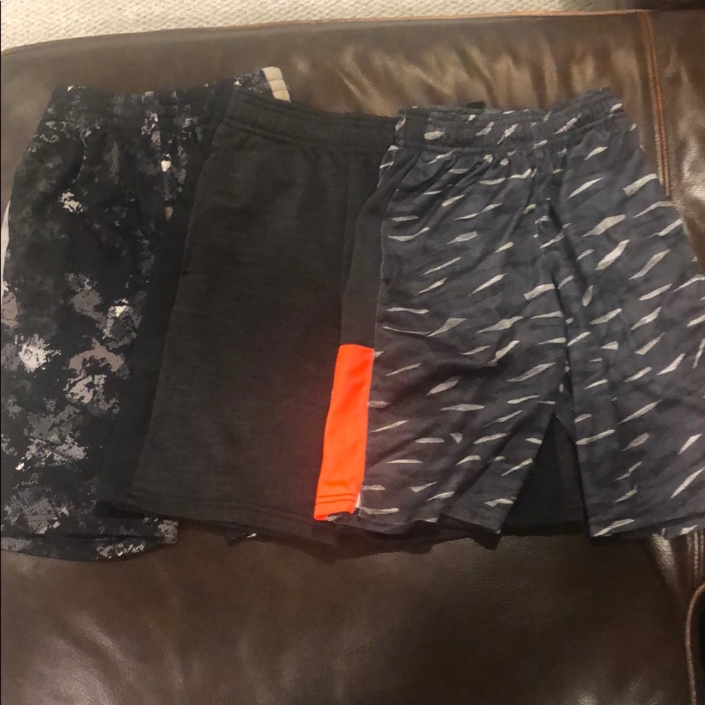 Three pairs for boys athletic shorts.